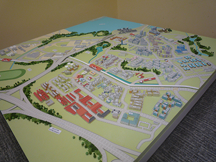 City layout model